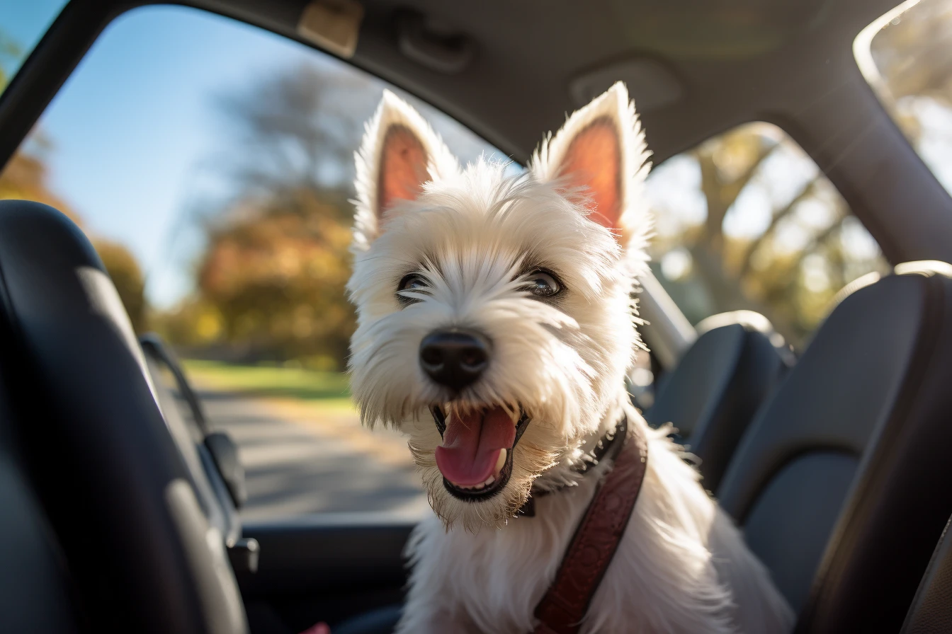 Ford EcoSport Dog Car Seat Belt for West Highland Terriers